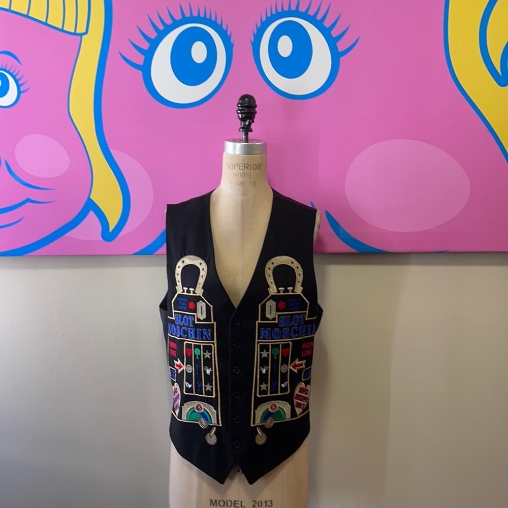 Moschino Cheap Chic Las Vegas Wool Vest
